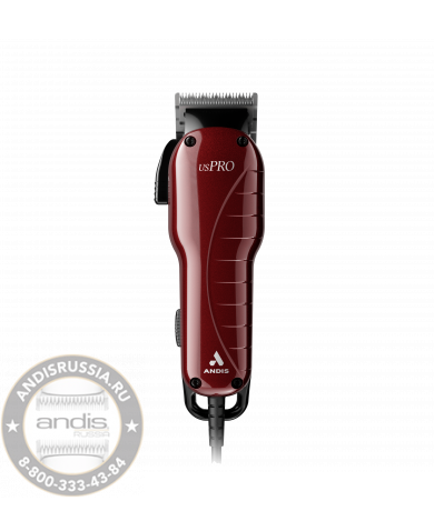 Сетевая машинка для стрижки волос Andis usPro Adjustable US-1 Red 66685