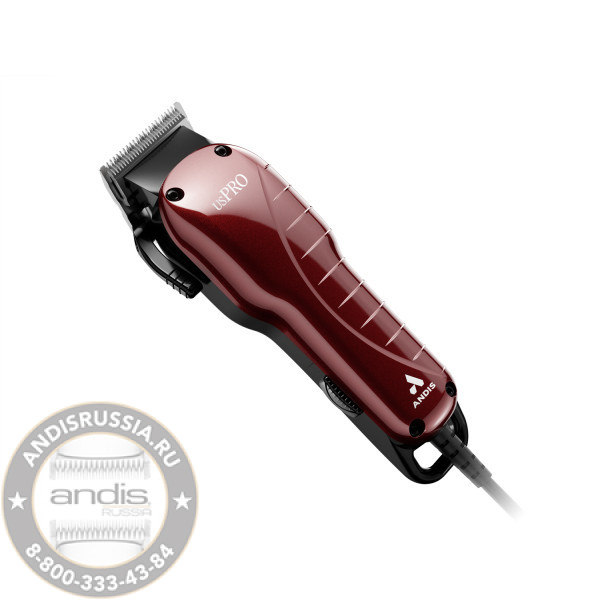 Сетевая машинка для стрижки волос Andis usPro Adjustable US-1 Red 66685