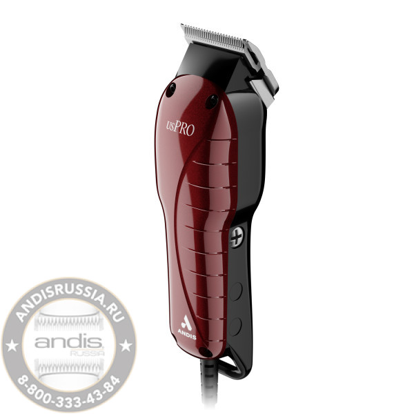 Сетевая машинка для стрижки волос Andis usPro Adjustable US-1 Red 66685