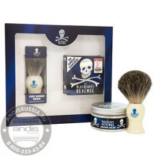 Подарочный набор Помазок и Крем для бритья The Bluebeards Revenge BBRSCBGK
