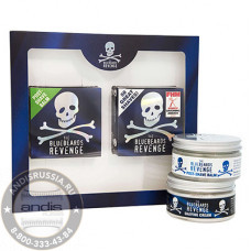 Подарочный набор Бальзам и Крем для бритья The Bluebeards Revenge BBRSCPOSTK