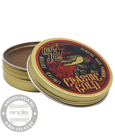 Помада для укладки Hey Joe Genuine Hair Pomade CLASSIC GOLD средняя фиксация 100 мл 230140