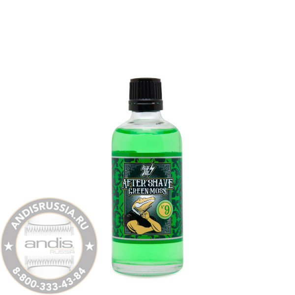Лосьон после бритья Hey Joe After Shave Lotion Nº 9 Green Moss Зеленый мох 100 мл 232012