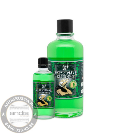 Лосьон после бритья Hey Joe After Shave Lotion Nº 9 Green Moss Зеленый мох 100 мл 232012