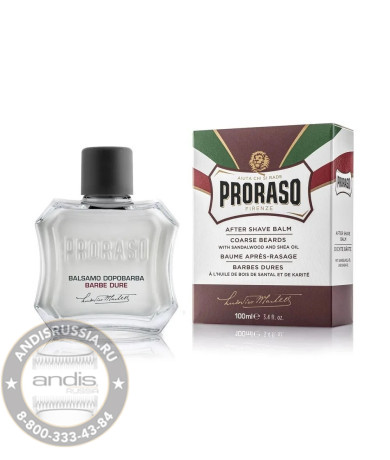 Бальзам после бритья Proraso питательный с маслом ши и сандалом 100 мл 400582