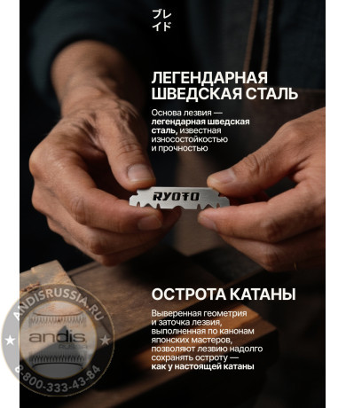 Лезвия RYOTO односторонние 100 шт. RY-01