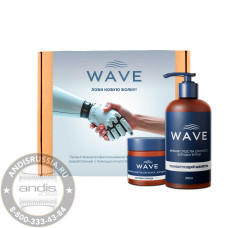 Подарочный набор для ухода за волосами Wave шампунь + помада W103